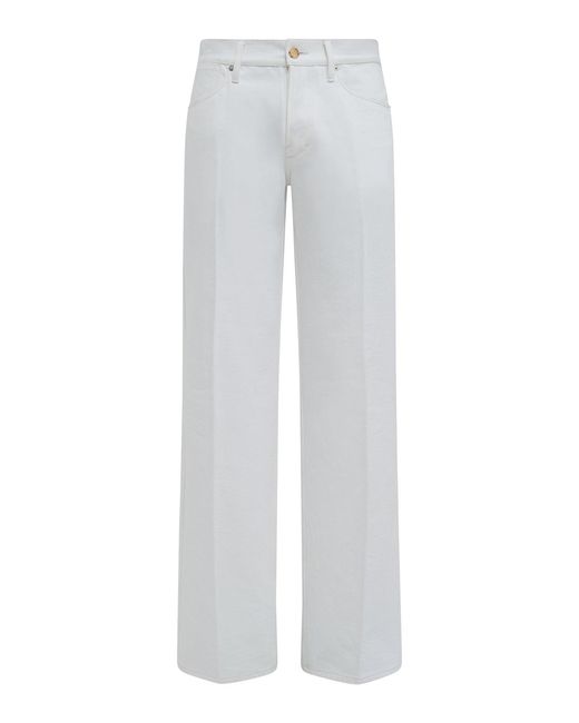 Gabriela Hearst White Preston Five Pocket Pant for men