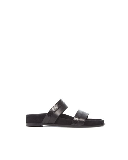 Gabriela Hearst White Low Striker Flat Sandal
