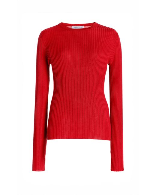 Gabriela Hearst Red Browning Knit Sweater