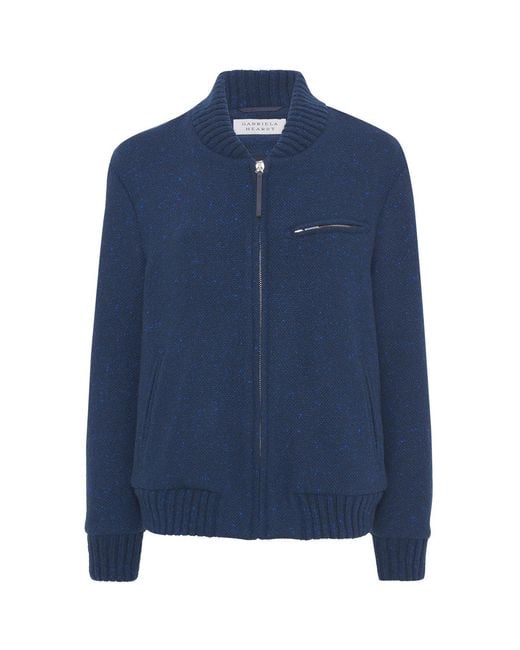 Gabriela Hearst Blue Winslow Bomber