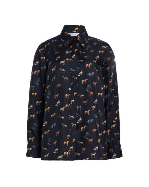 Gabriela Hearst Black Cruz Shirt