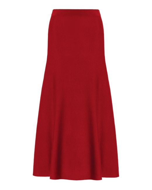 Gabriela Hearst Freddie Knit Midi Skirt