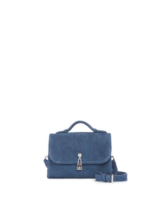 Gabriela Hearst Blue Small Leonora Flap Bag