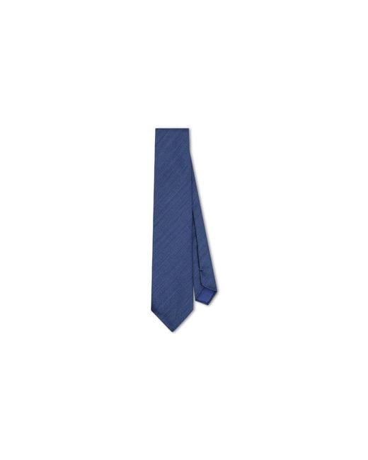 Gabriela Hearst Blue Escudo Tie for men