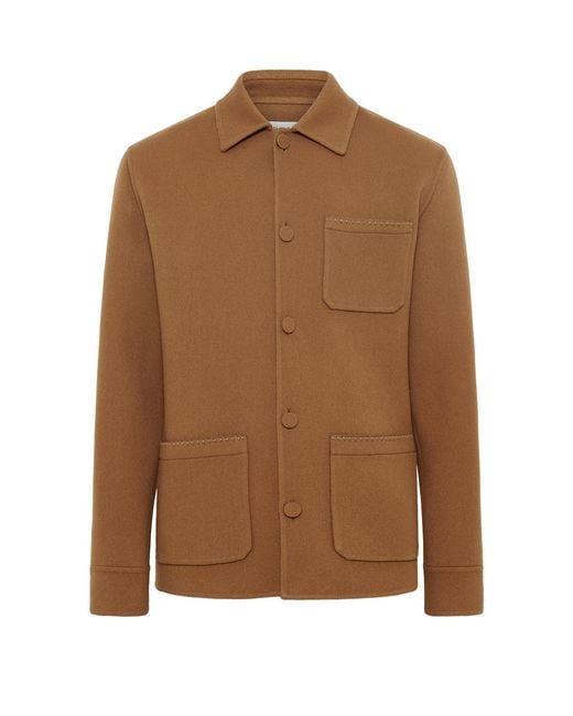 Gabriela Hearst Brown Ulu Chore Jacket for men