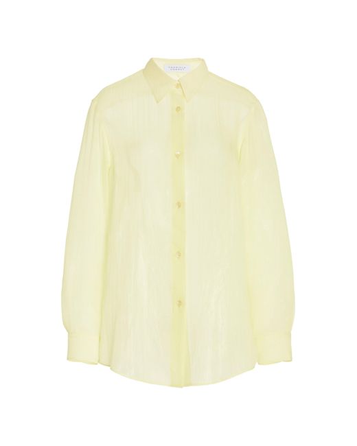 Gabriela Hearst Yellow Ferrara Shirt