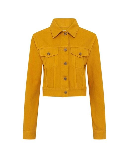 Gabriela Hearst Yellow Bronte Jacket