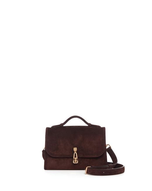 Gabriela Hearst Brown Small Leonora Flap Bag