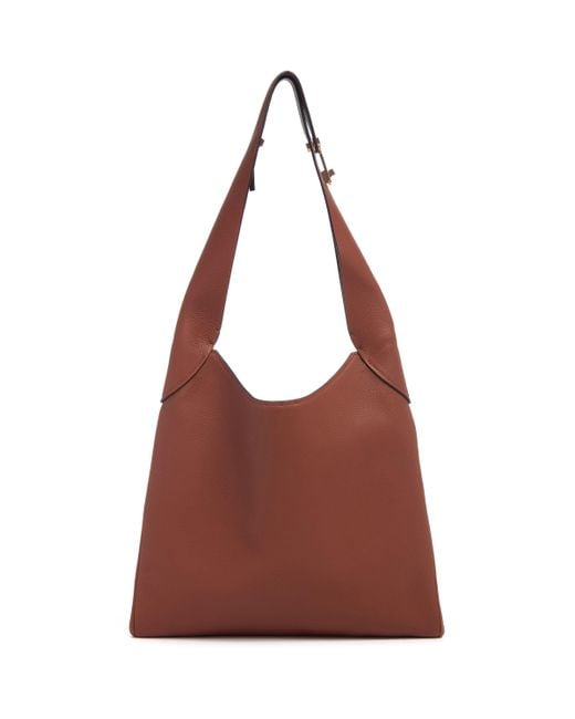 Gabriela Hearst Brown Small Hobo Bag