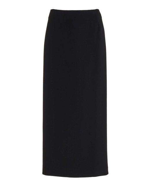 Gabriela Hearst Black Manuela Midi Skirt