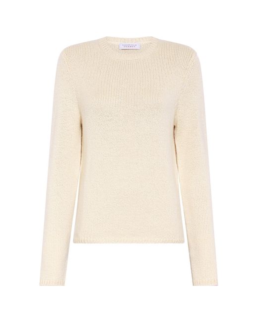 Gabriela Hearst White Titus Knit Sweater