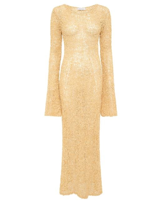 Gabriela Hearst Natural Elinea Knit Maxi Dress