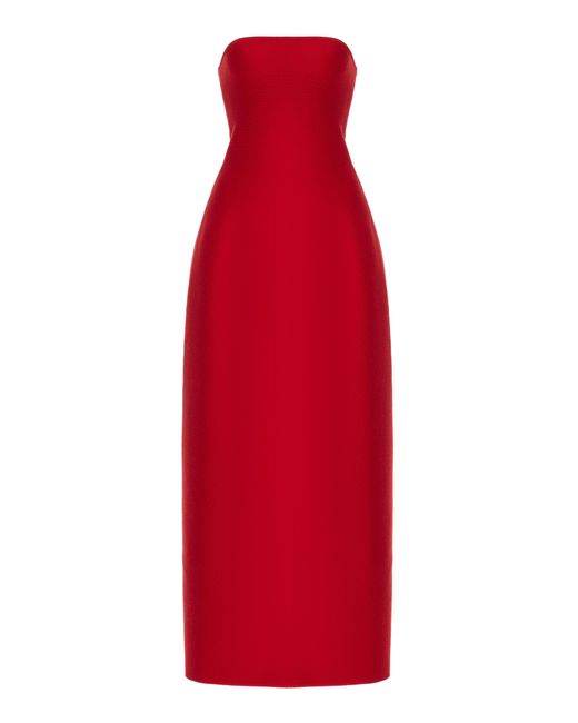 Gabriela Hearst Women's Red Immanuel Knit Maxi Dress
