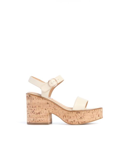 Gabriela Hearst White Sardis Platform Sandal