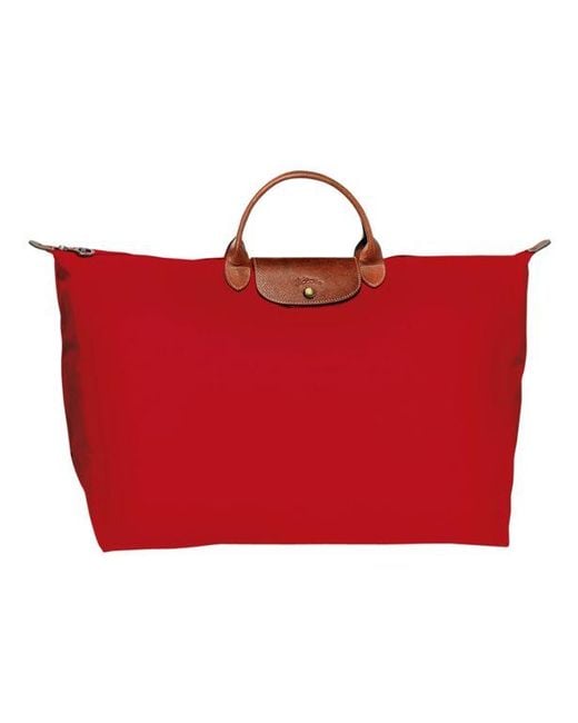 Sac de voyage XL Le Pliage Longchamp en coloris Rouge - Lyst