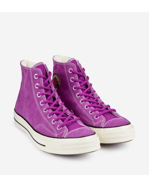 converse cdg homme violet
