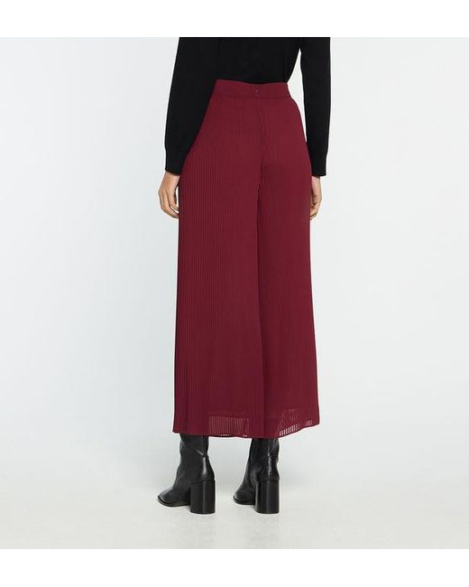 Pantalon large plissé Gala MAISON 123 en coloris Rouge | Lyst