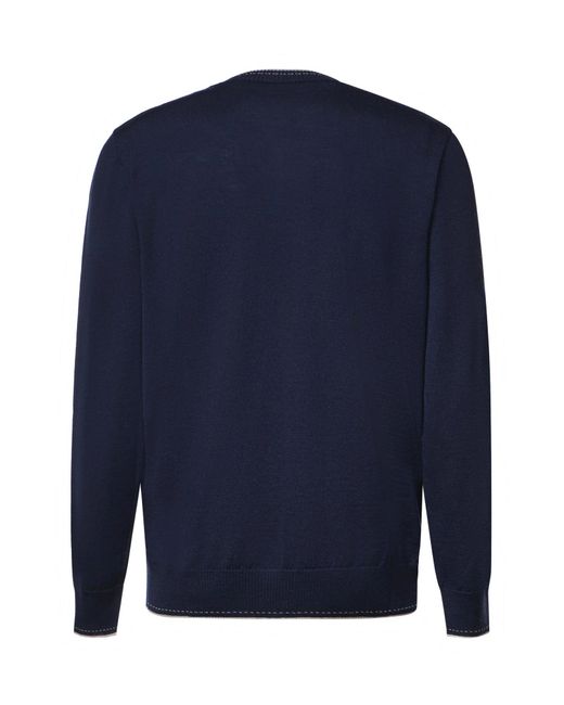 Pullover di Eleventy in Blue da Uomo