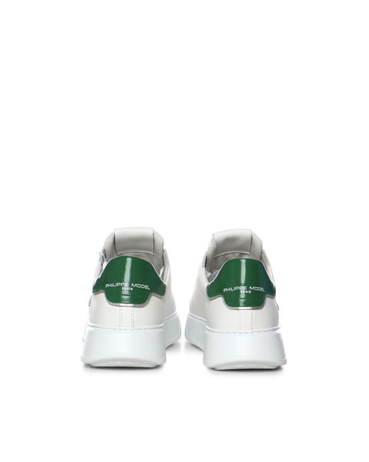Sneaker Temple di Philippe Model in White da Uomo