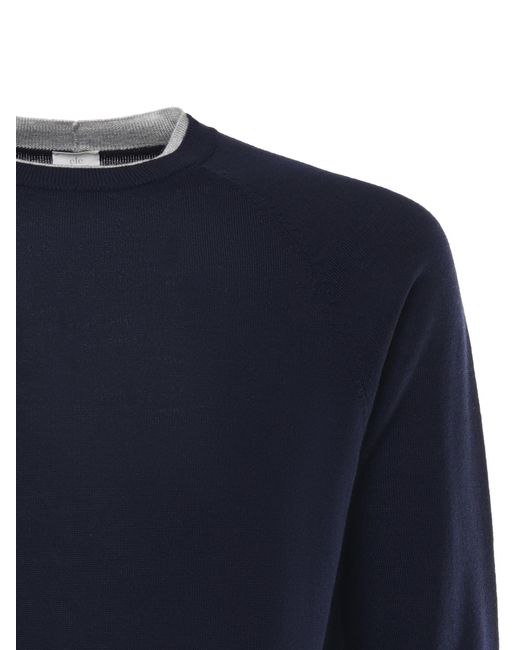 Pullover di Eleventy in Blue da Uomo