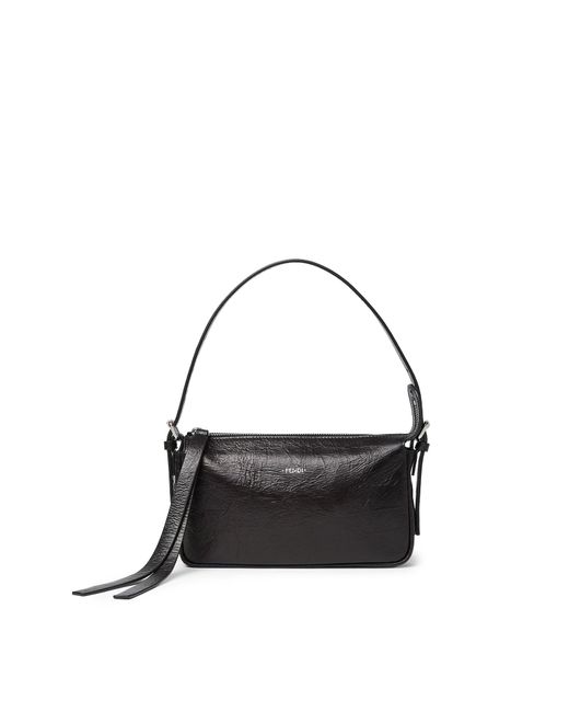 Borsa Zip Top Piccola di Fendi in White