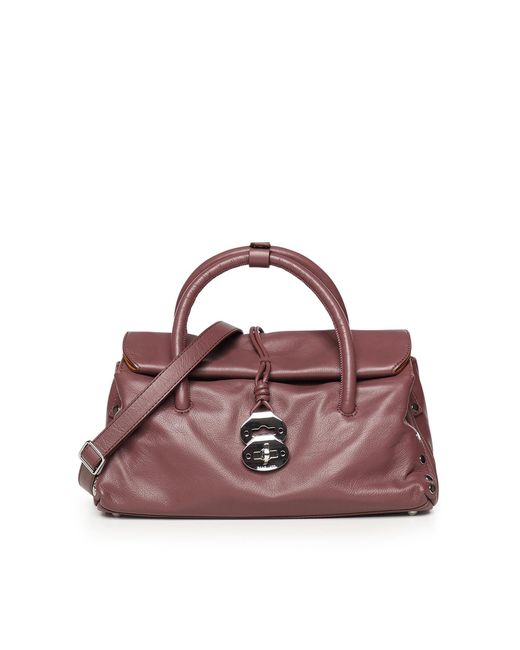 Borsa Dotta Small di Zanellato in Purple