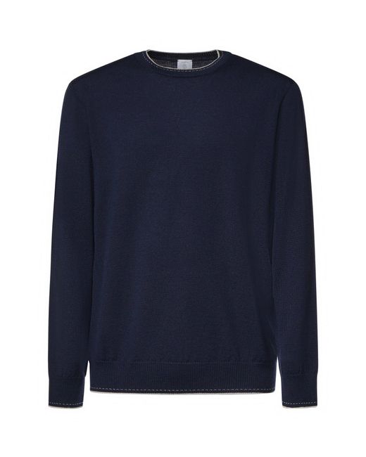 Pullover di Eleventy in Blue da Uomo