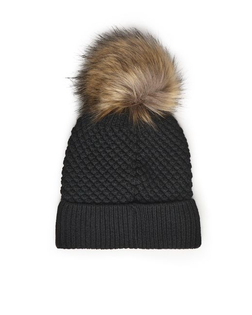 Cappello Con Pompon di Colmar in Black