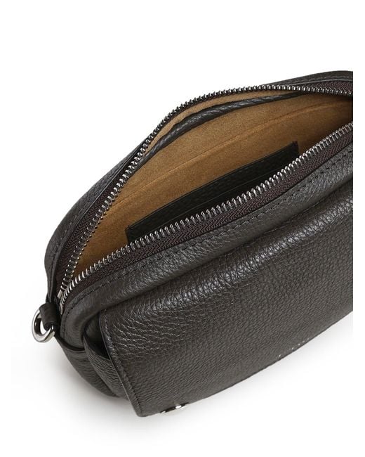 Borsa Messenger Pebble Piccola di Loewe in Black da Uomo
