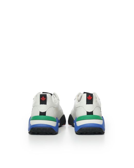 Sneaker D2 Flow di DSquared² in Blue da Uomo