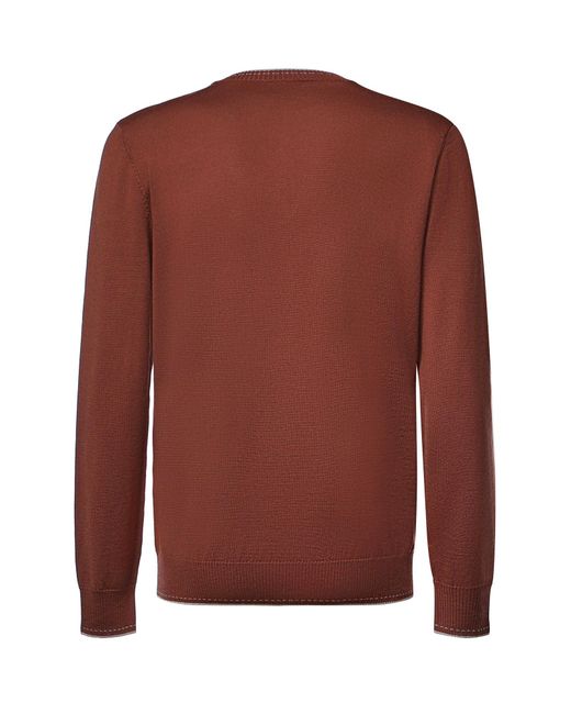 Pullover di Eleventy in Brown da Uomo