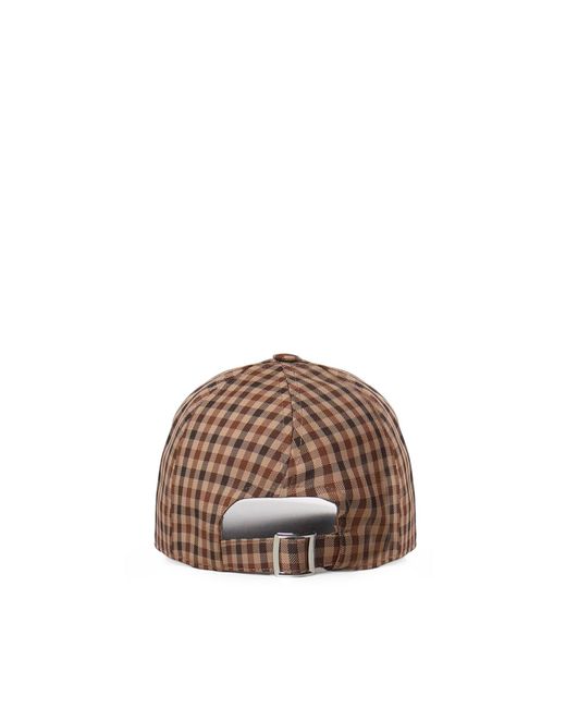 Cappello Da Baseball Check di Dondup in Brown