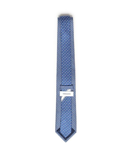 Cravatta di Ferragamo in Blue da Uomo