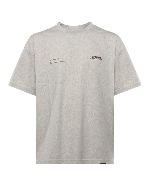 T-Shirt Patron Of The Club di Represent in Gray da Uomo