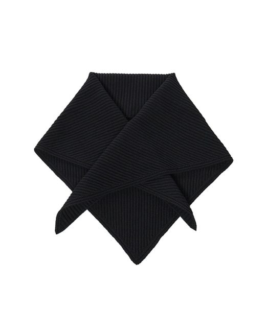 Sciarpa Triangolare di Studio Nicholson in Black da Uomo