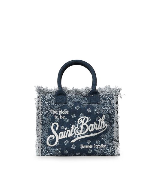Borsa Vanity Regular di Mc2 Saint Barth in Blue