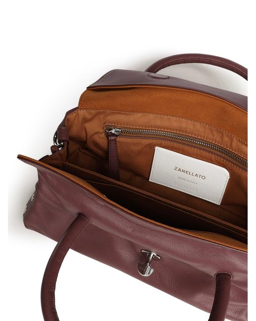 Borsa Dotta Small di Zanellato in Purple