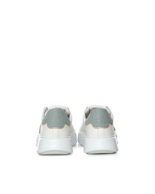 Sneaker Temple di Philippe Model in White da Uomo