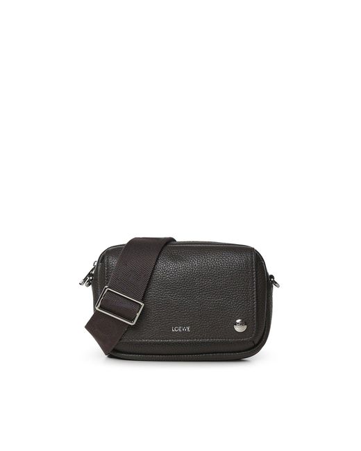 Borsa Messenger Pebble Piccola di Loewe in Black da Uomo