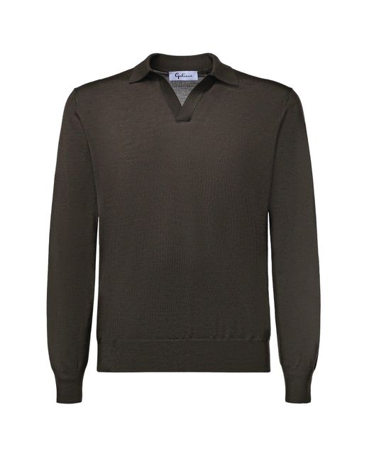Pullover Polo di Galiana in Green da Uomo