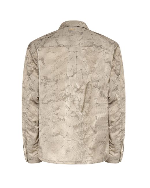 Shacket di Laminar in Natural da Uomo
