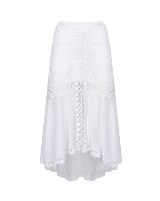 Gonna Lunga Clair di Charo Ruiz in White
