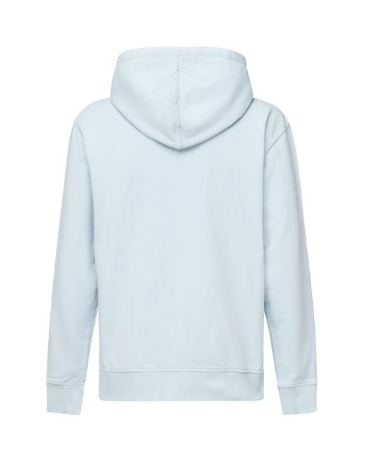Felpa Con Cappuccio E Logo Ricamato di J.W. Anderson in Blue da Uomo
