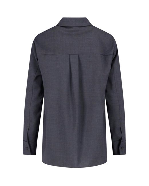 Camicia Basic di Max Mara in Blue