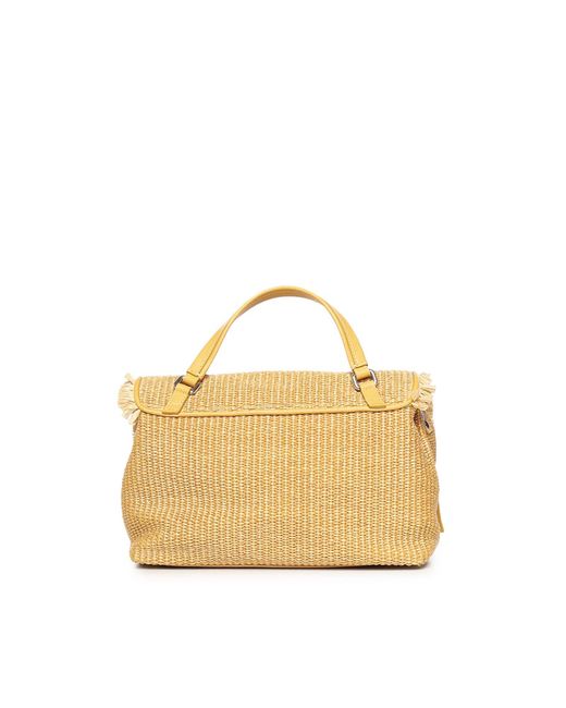 Borsa Postina Vimini Small di Zanellato in Metallic