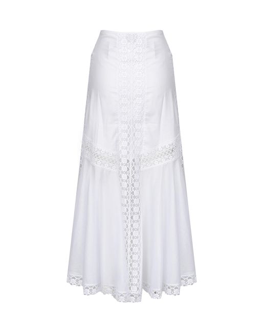 Gonna Lunga Clair di Charo Ruiz in White