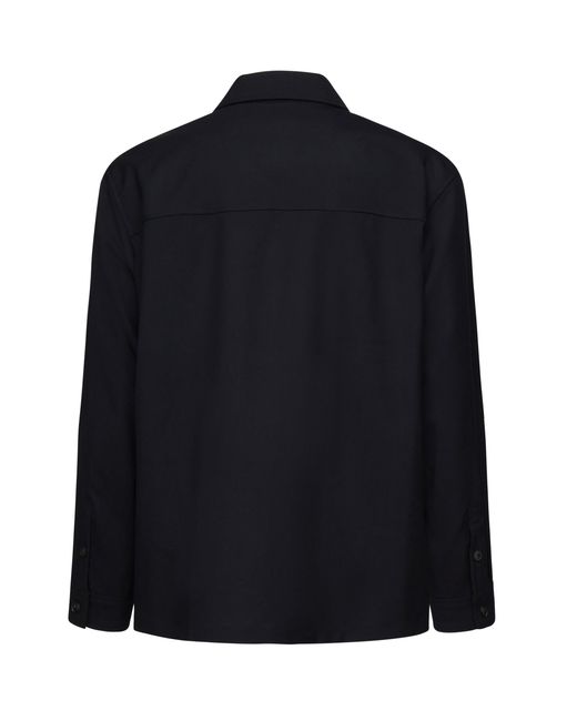 Giacca Camicia di Fay in Blue da Uomo