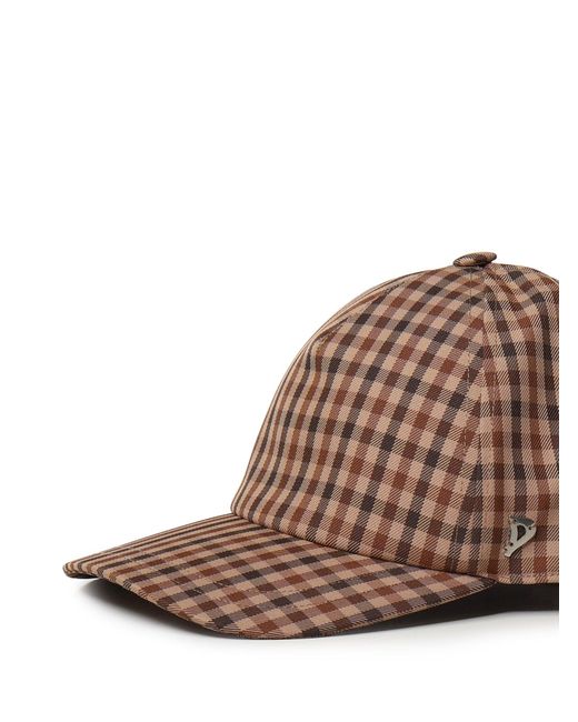 Cappello Da Baseball Check di Dondup in Brown