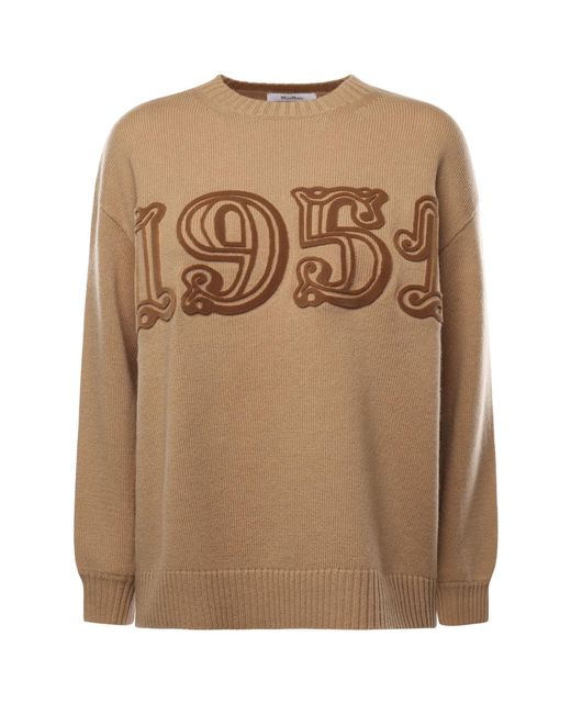 Pullover di Max Mara in Natural