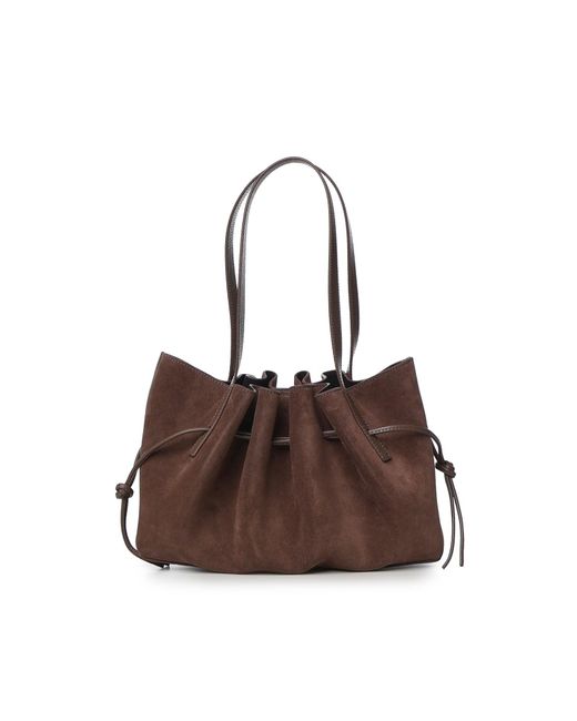Borsa A Spalla Scallop di Yuzefi in Brown